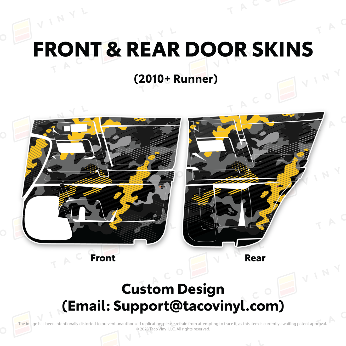 Taco Vinyl 4Runner Door Skins | '10 - '24 4Runner