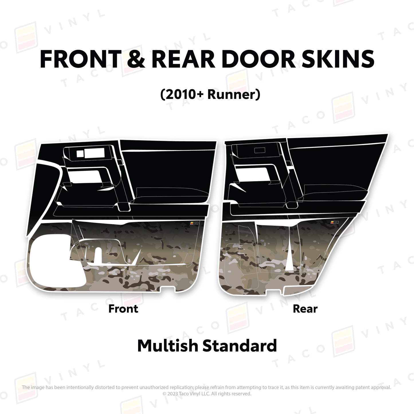 Taco Vinyl 4Runner Door Skins | '10 - '24 4Runner