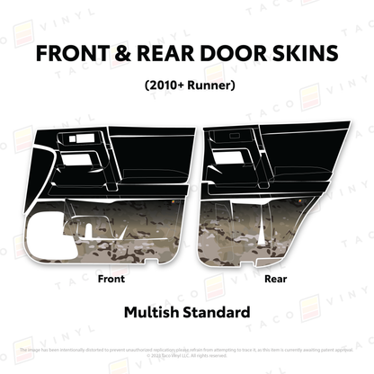 Taco Vinyl 4Runner Door Skins | '10 - '24 4Runner