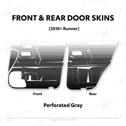 Taco Vinyl 4Runner Door Skins | '10 - '24 4Runner