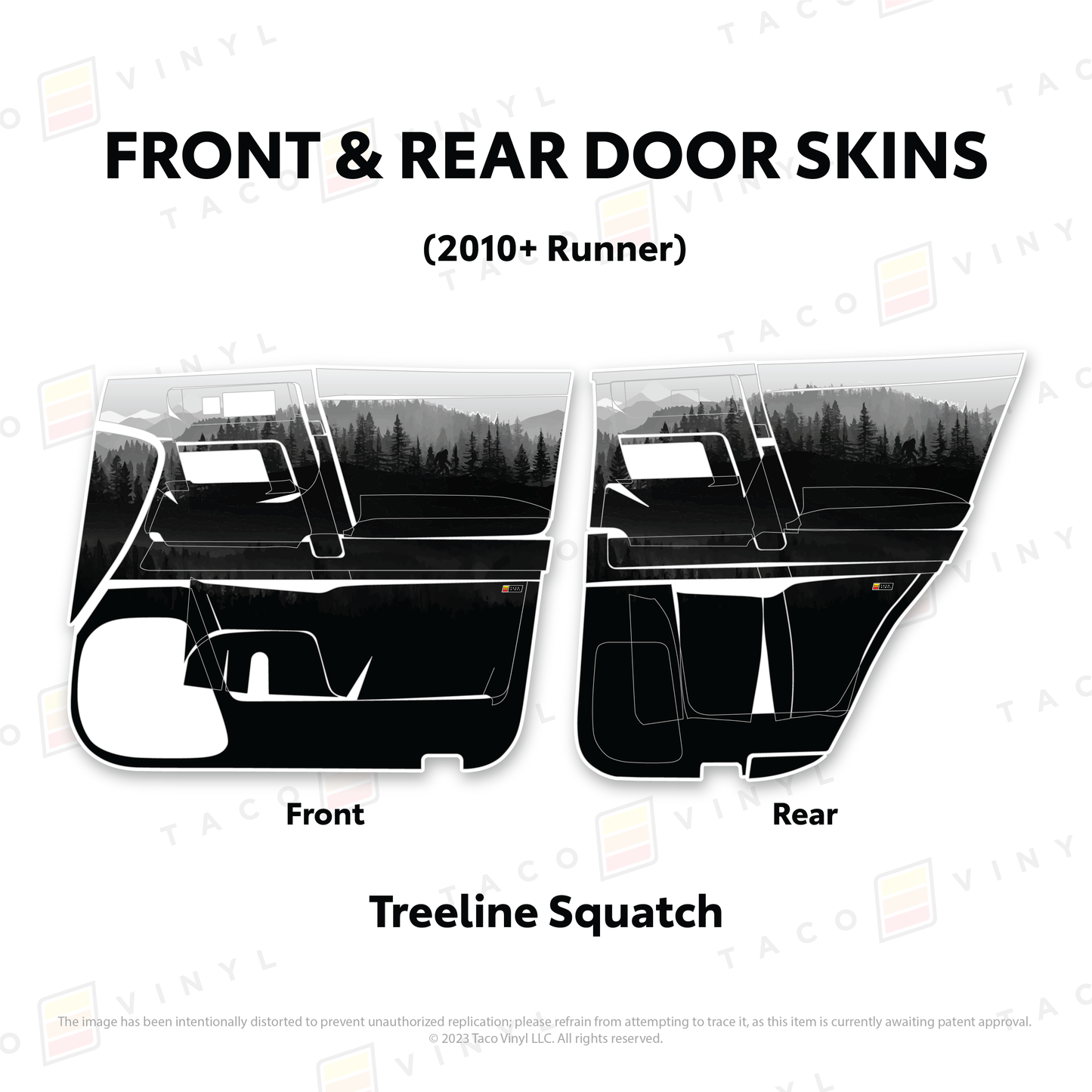 Taco Vinyl 4Runner Door Skins | '10 - '24 4Runner