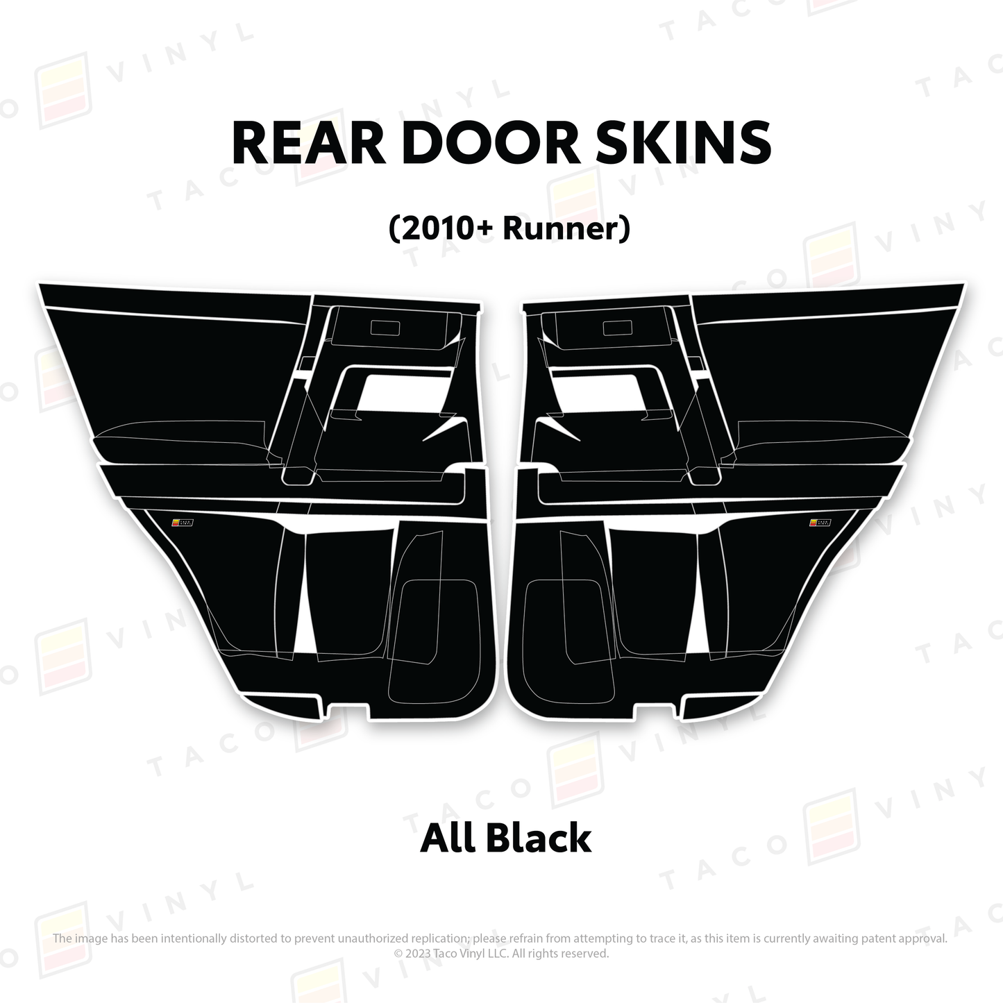 Taco Vinyl 4Runner Door Skins | '10 - '24 4Runner