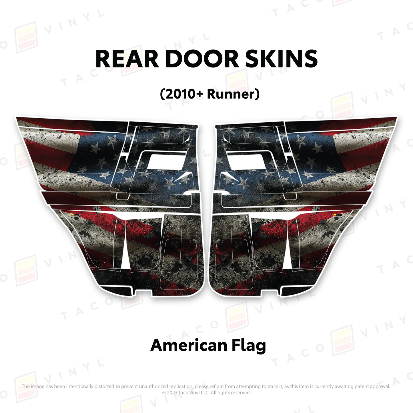 Taco Vinyl 4Runner Door Skins | '10 - '24 4Runner
