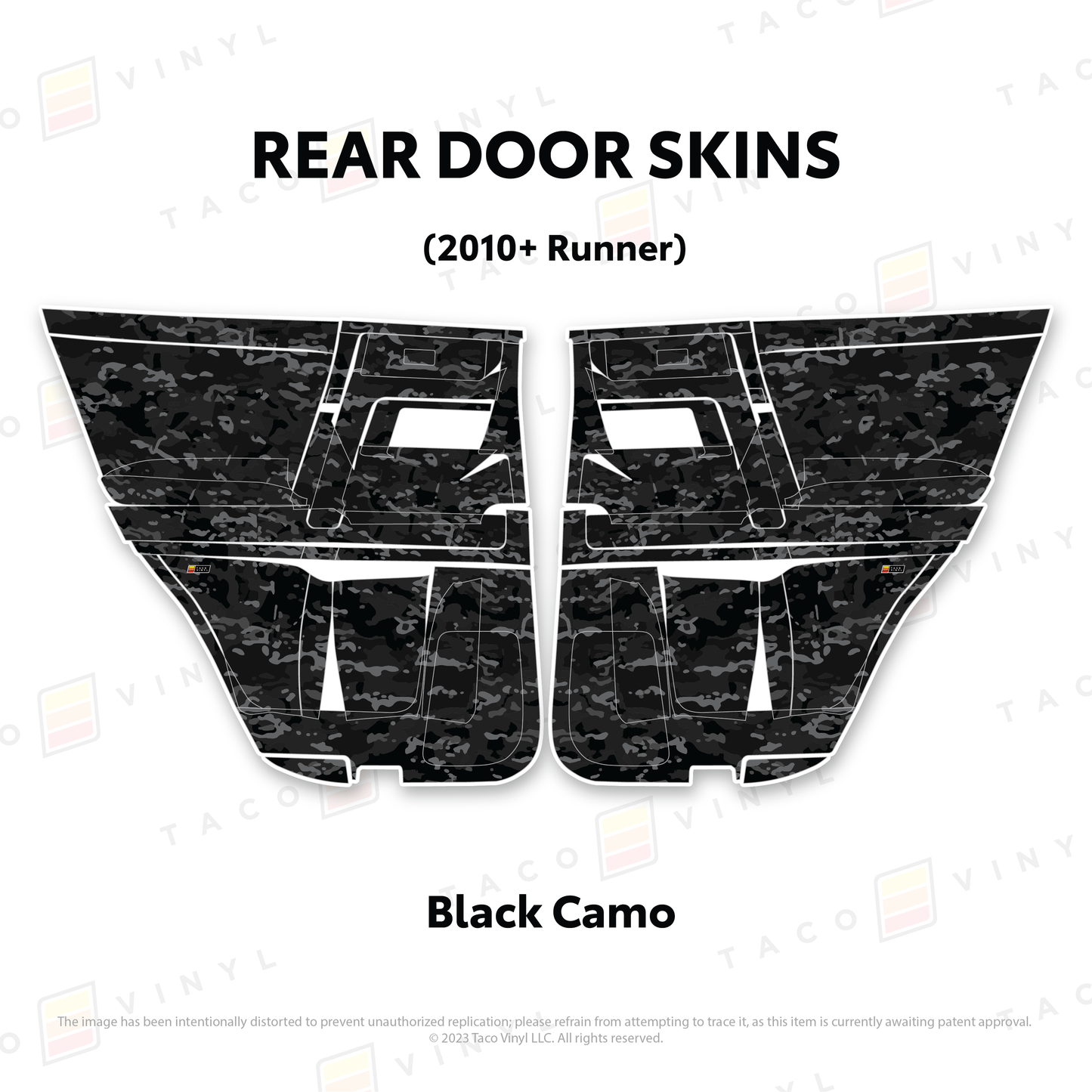 Taco Vinyl 4Runner Door Skins | '10 - '24 4Runner