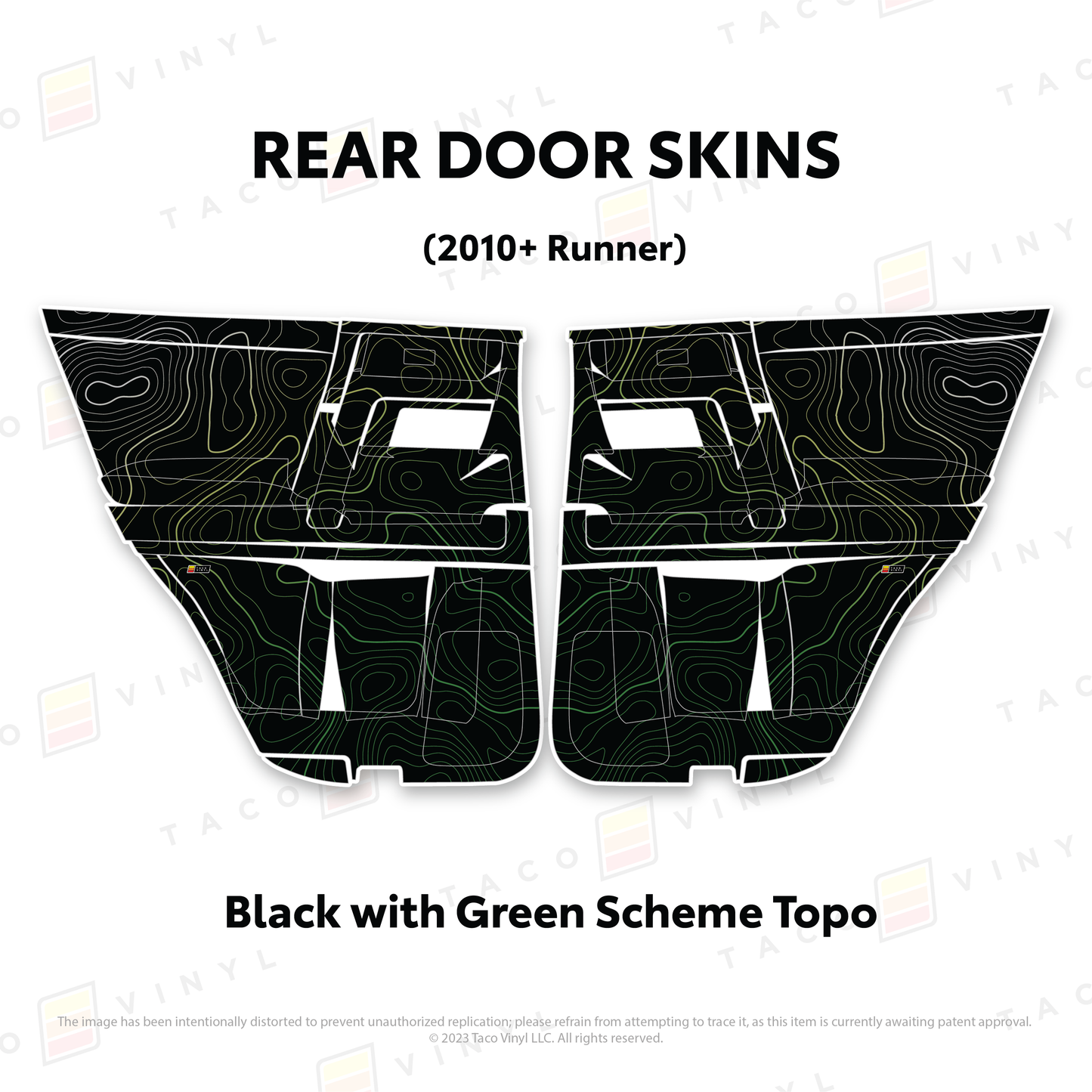Taco Vinyl 4Runner Door Skins | '10 - '24 4Runner