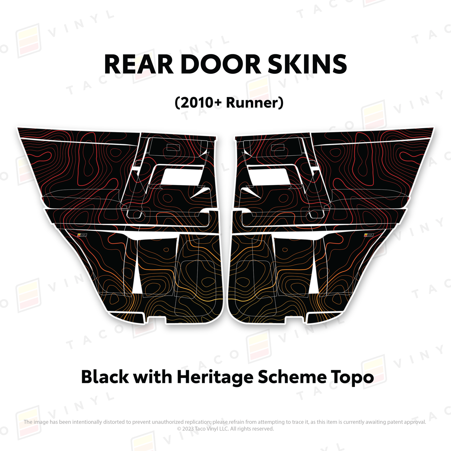 Taco Vinyl 4Runner Door Skins | '10 - '24 4Runner