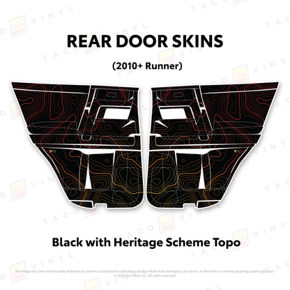 Taco Vinyl 4Runner Door Skins | '10 - '24 4Runner