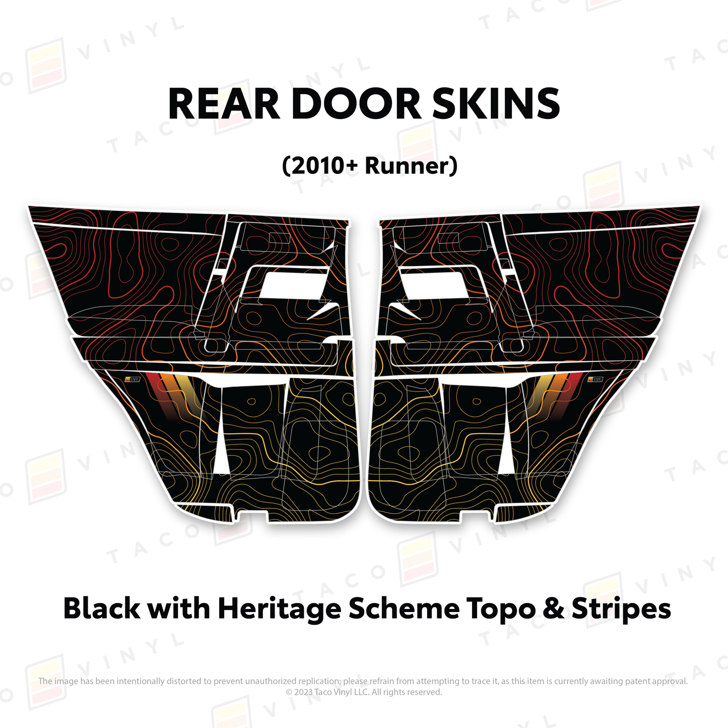 Taco Vinyl 4Runner Door Skins | '10 - '24 4Runner