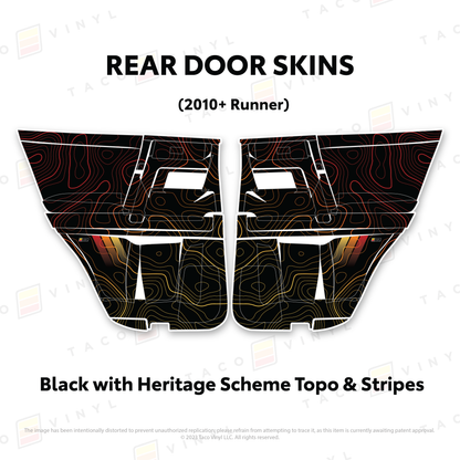 Taco Vinyl 4Runner Door Skins | '10 - '24 4Runner