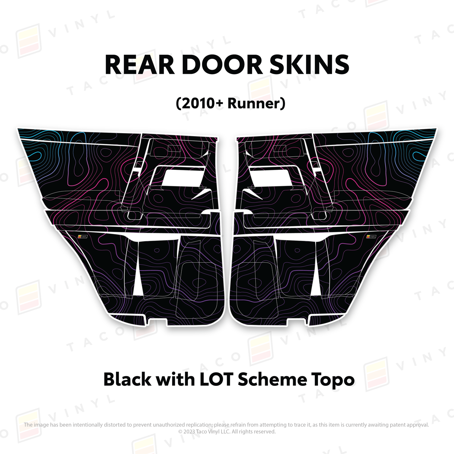 Taco Vinyl 4Runner Door Skins | '10 - '24 4Runner
