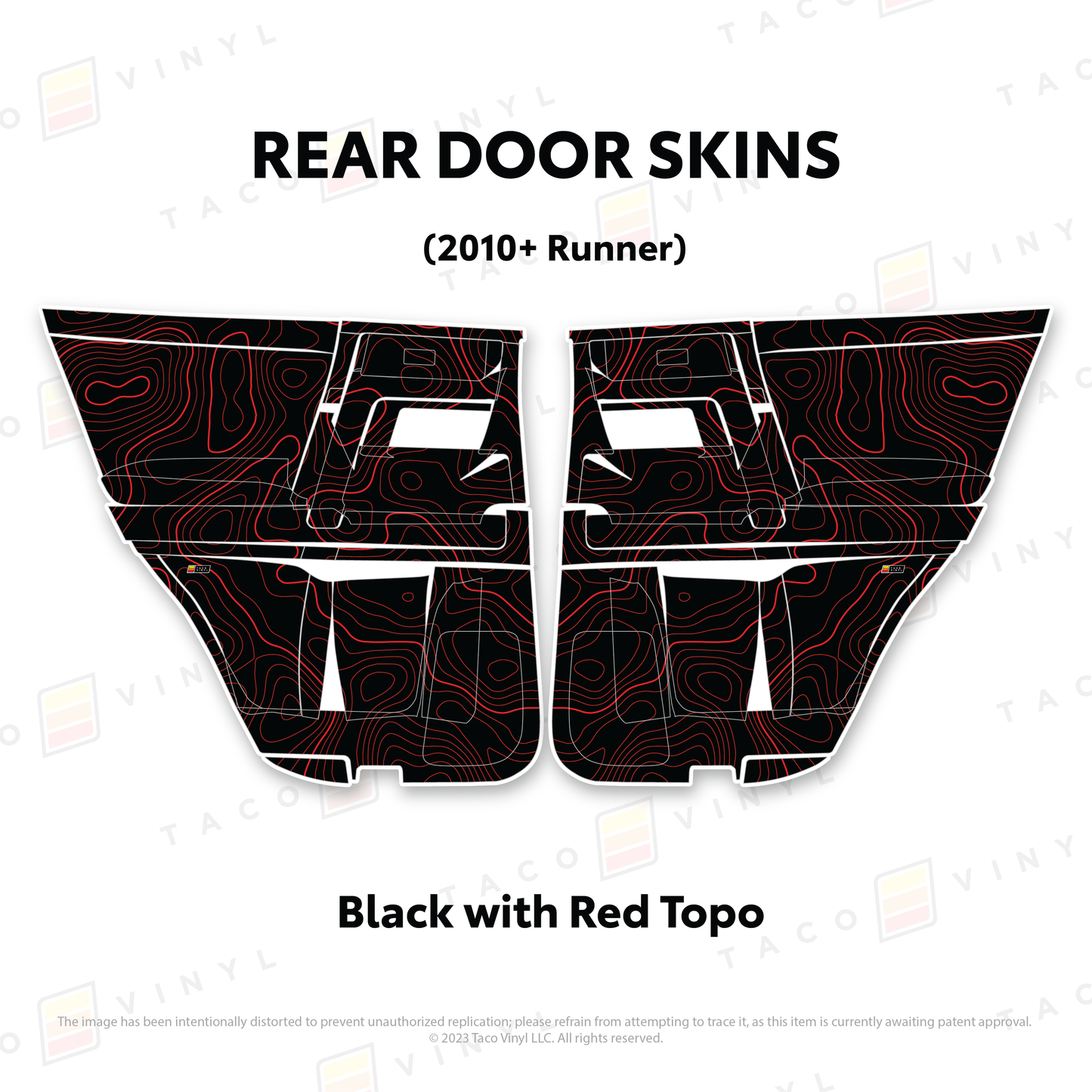 Taco Vinyl 4Runner Door Skins | '10 - '24 4Runner