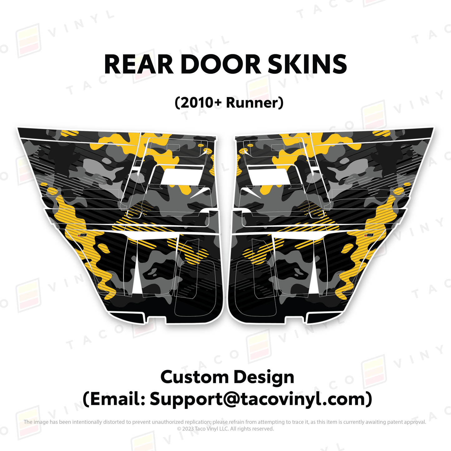Taco Vinyl 4Runner Door Skins | '10 - '24 4Runner