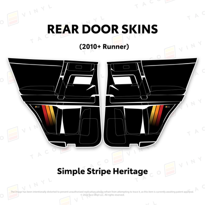Taco Vinyl 4Runner Door Skins | '10 - '24 4Runner