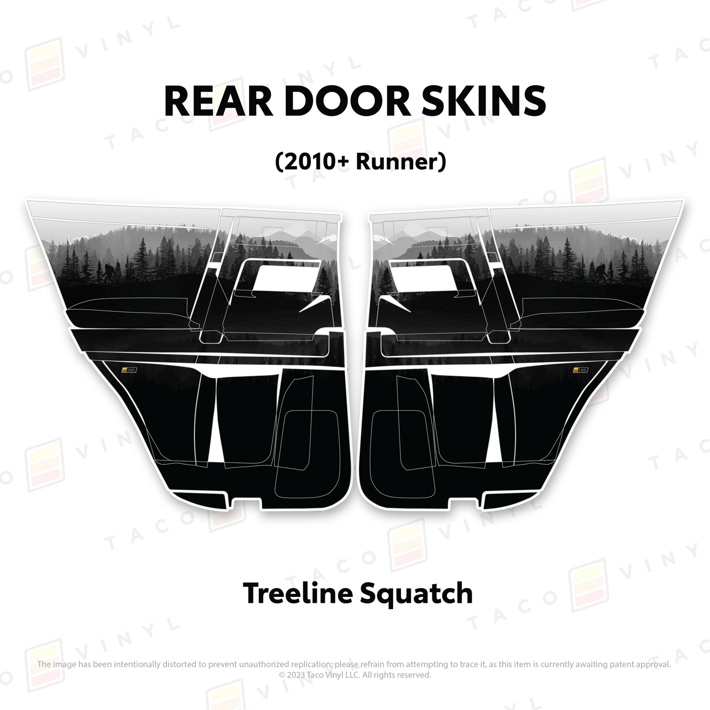 Taco Vinyl 4Runner Door Skins | '10 - '24 4Runner
