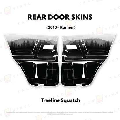 Taco Vinyl 4Runner Door Skins | '10 - '24 4Runner