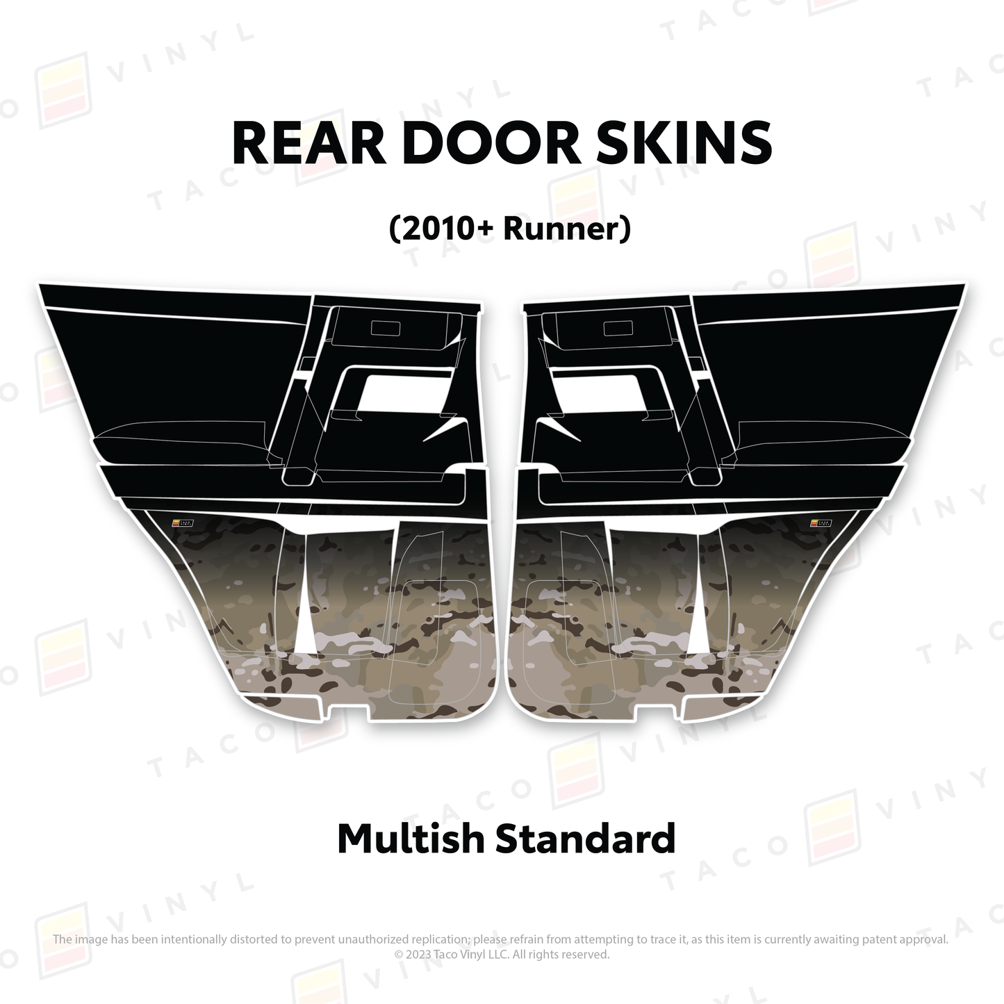 Taco Vinyl 4Runner Door Skins | '10 - '24 4Runner