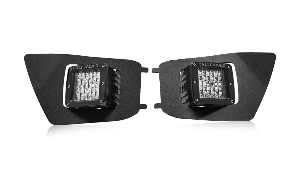Cali Raised LED Fog Light Pod Replacements Brackets Kit | '12 - '15 Tacoma
