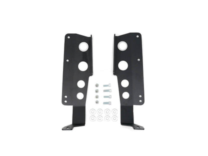 Cali Raised 42" Hidden Grille Curved LED Light Bar Mounting Brackets | '14 - '21 Tundra