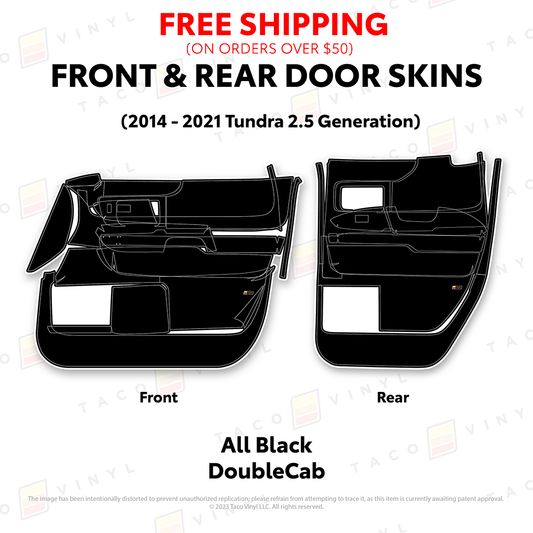 Taco Vinyl Tundra Door Skins | '14 - '21 Tundra