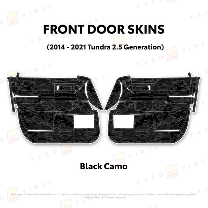 Taco Vinyl Tundra Door Skins | '14 - '21 Tundra