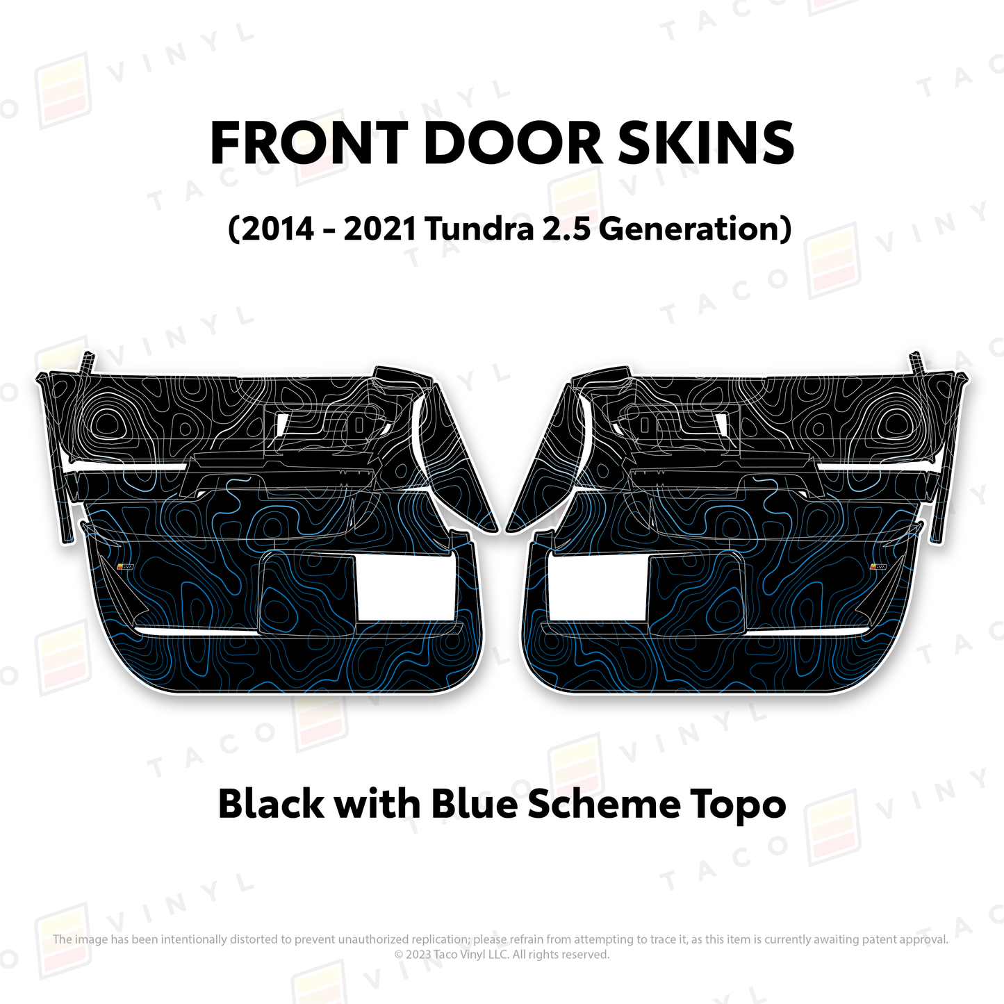 Taco Vinyl Tundra Door Skins | '14 - '21 Tundra