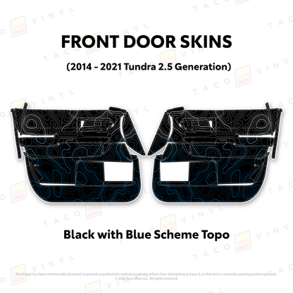 Taco Vinyl Tundra Door Skins | '14 - '21 Tundra