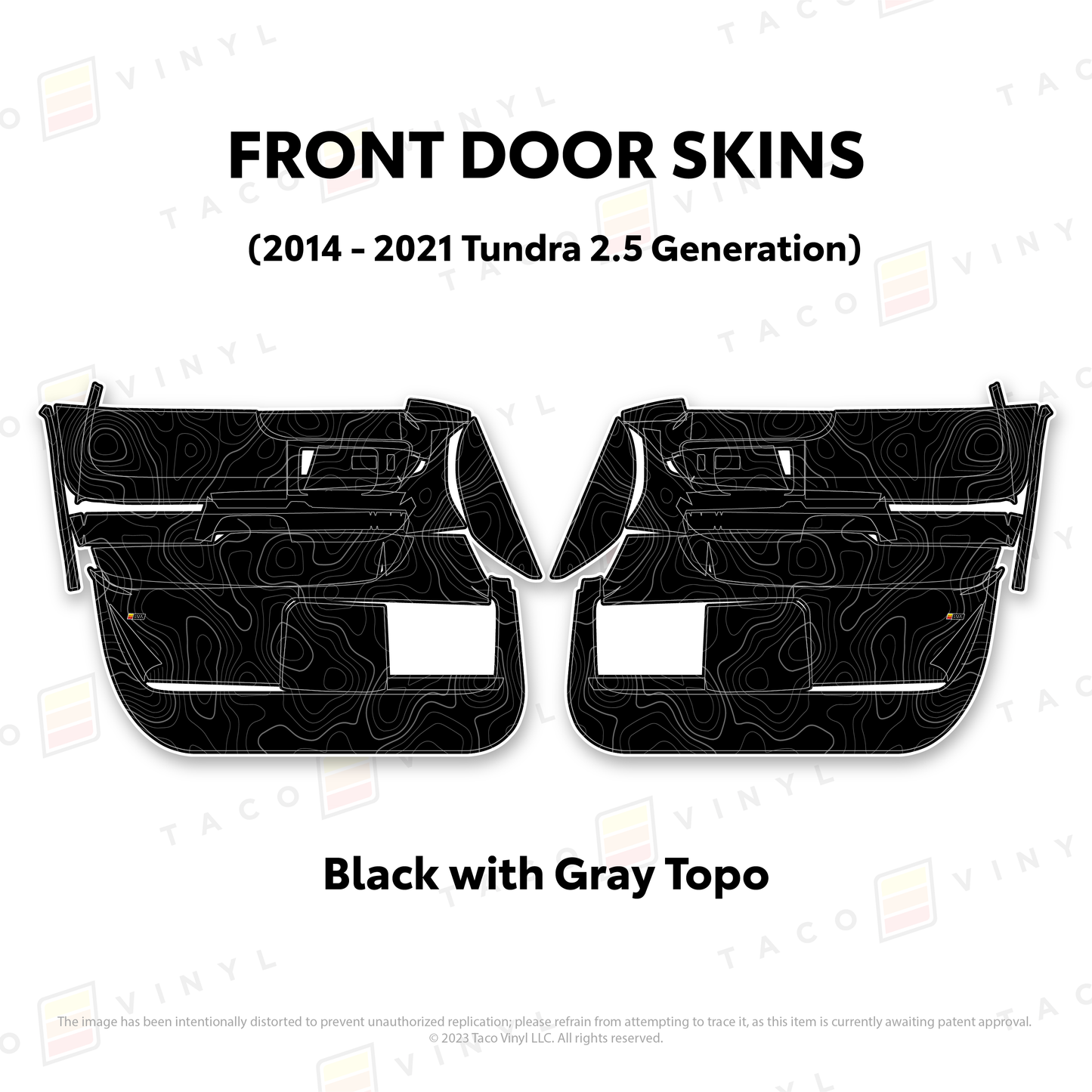 Taco Vinyl Tundra Door Skins | '14 - '21 Tundra