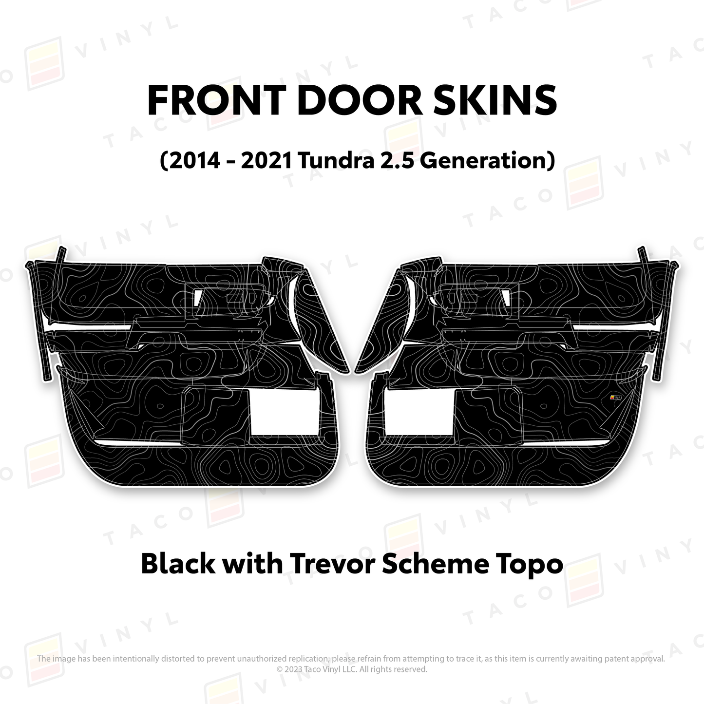 Taco Vinyl Tundra Door Skins | '14 - '21 Tundra