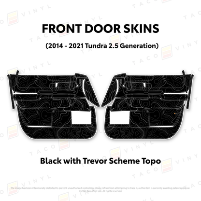Taco Vinyl Tundra Door Skins | '14 - '21 Tundra
