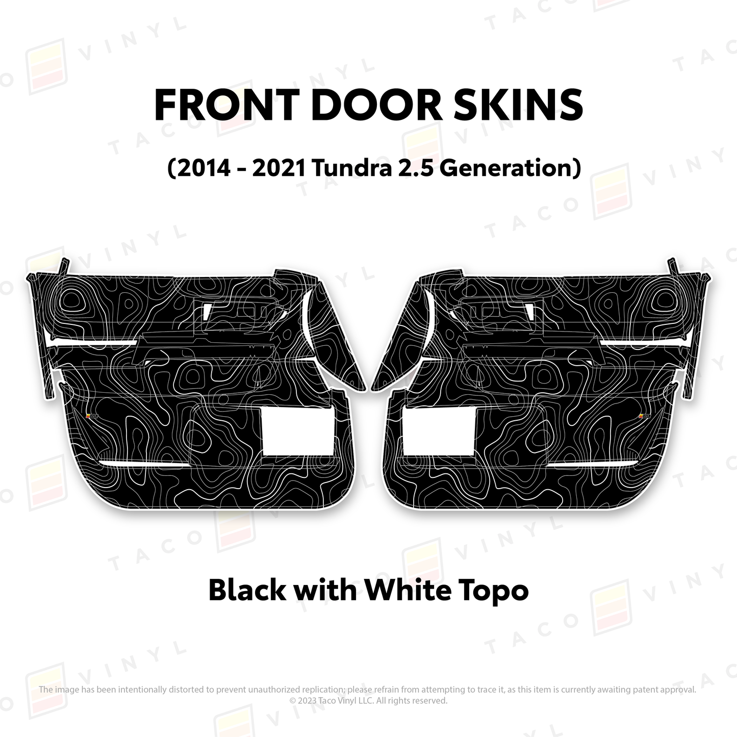 Taco Vinyl Tundra Door Skins | '14 - '21 Tundra