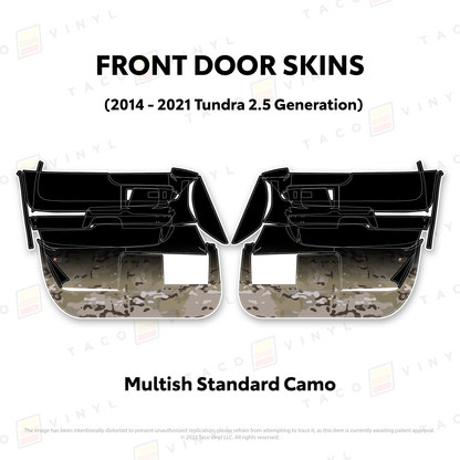 Taco Vinyl Tundra Door Skins | '14 - '21 Tundra