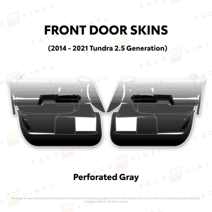 Taco Vinyl Tundra Door Skins | '14 - '21 Tundra