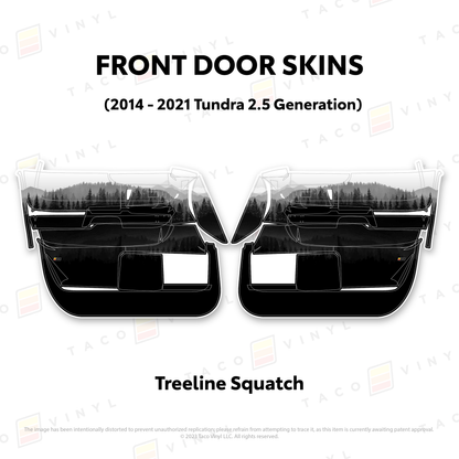 Taco Vinyl Tundra Door Skins | '14 - '21 Tundra