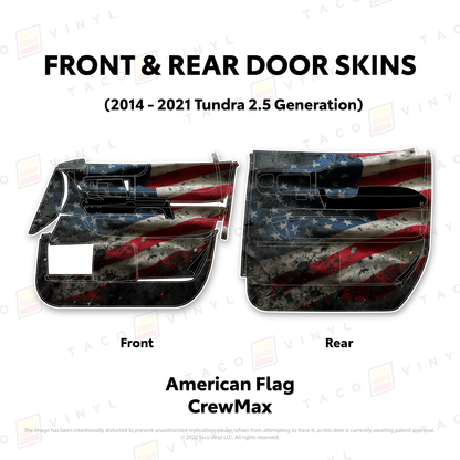 Taco Vinyl Tundra Door Skins | '14 - '21 Tundra
