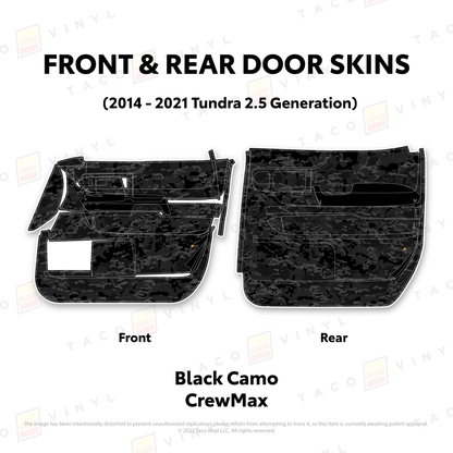 Taco Vinyl Tundra Door Skins | '14 - '21 Tundra