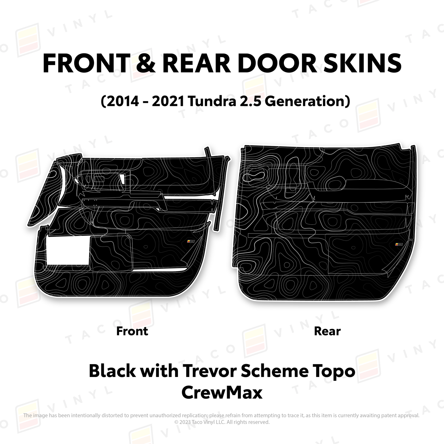 Taco Vinyl Tundra Door Skins | '14 - '21 Tundra