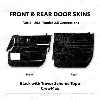 Taco Vinyl Tundra Door Skins | '14 - '21 Tundra
