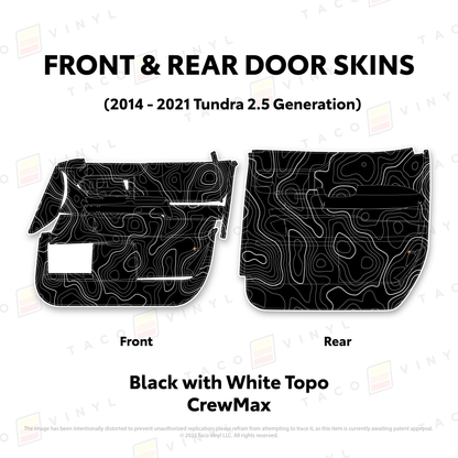 Taco Vinyl Tundra Door Skins | '14 - '21 Tundra