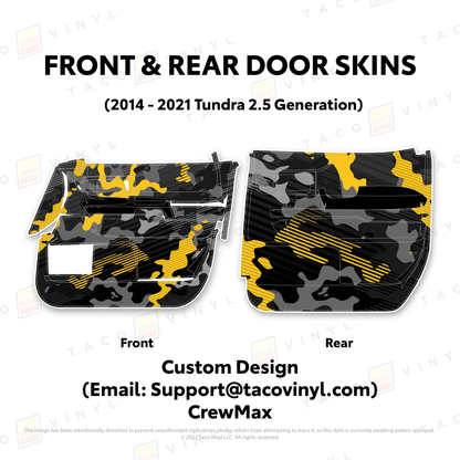 Taco Vinyl Tundra Door Skins | '14 - '21 Tundra