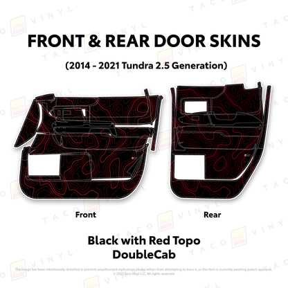 Taco Vinyl Tundra Door Skins | '14 - '21 Tundra