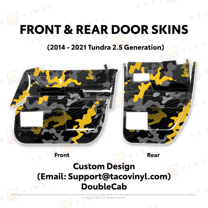 Taco Vinyl Tundra Door Skins | '14 - '21 Tundra