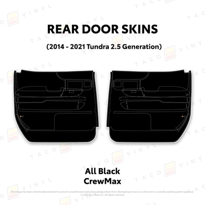 Taco Vinyl Tundra Door Skins | '14 - '21 Tundra