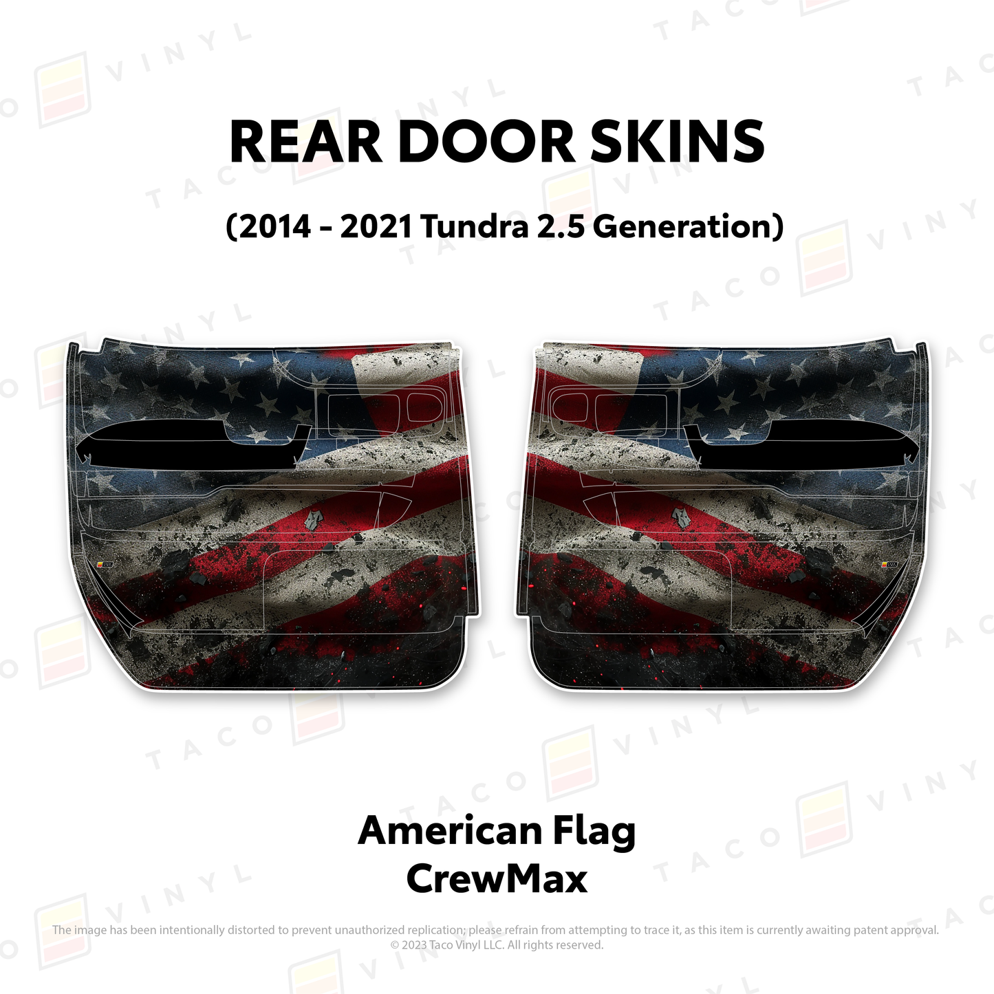Taco Vinyl Tundra Door Skins | '14 - '21 Tundra