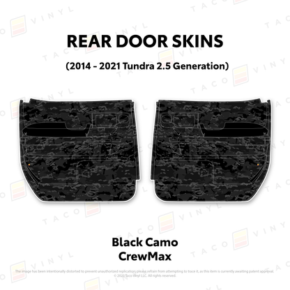 Taco Vinyl Tundra Door Skins | '14 - '21 Tundra