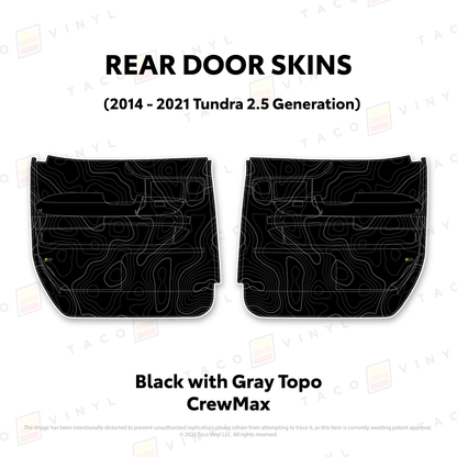 Taco Vinyl Tundra Door Skins | '14 - '21 Tundra