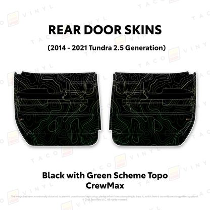 Taco Vinyl Tundra Door Skins | '14 - '21 Tundra