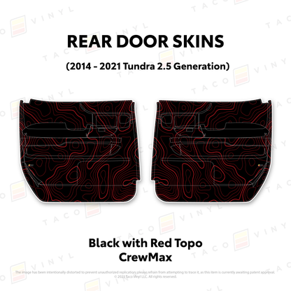 Taco Vinyl Tundra Door Skins | '14 - '21 Tundra