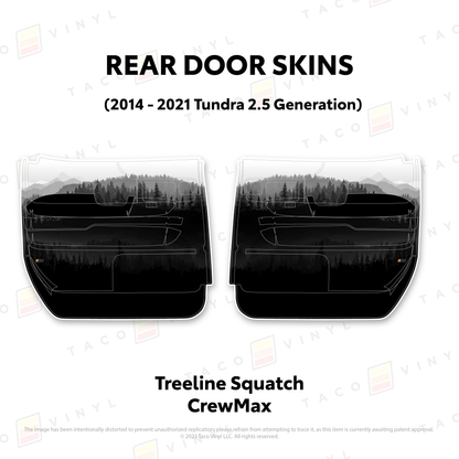 Taco Vinyl Tundra Door Skins | '14 - '21 Tundra