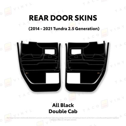 Taco Vinyl Tundra Door Skins | '14 - '21 Tundra