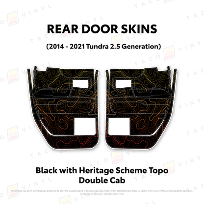 Taco Vinyl Tundra Door Skins | '14 - '21 Tundra